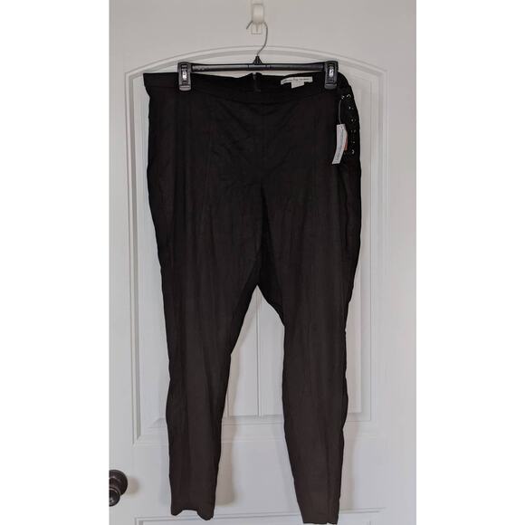American Rag 3X Pants Faux-Suede Ponte Pants Leggings Trousers NWT Black Career - Picture 2 of 8